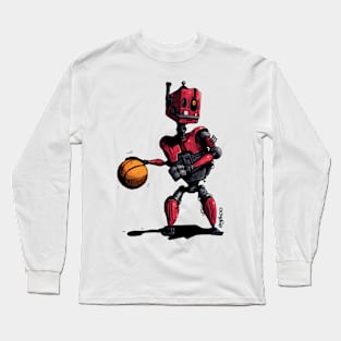 Basketball Bot Long Sleeve T-Shirt